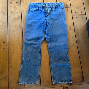 Wrangler Light Blue Denim Relaxed Fit Jeans